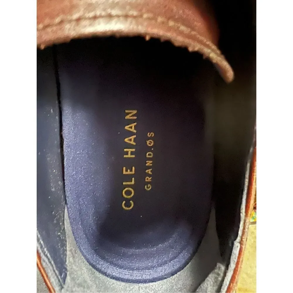 Cole Haan Men’s Harrison Grand Cap Toe Oxford British burgundy brown 12M